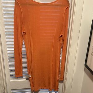 Lioness Vibrant Orange Long Sleeve Dress